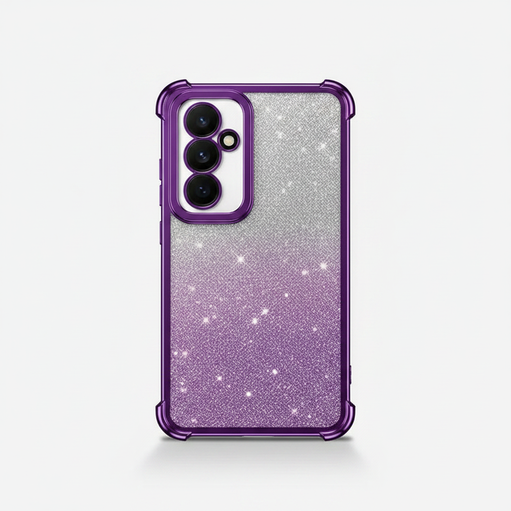 Samsung Galaxy - Glitter Silicone Shockproof Case by Mobile Supplies Online