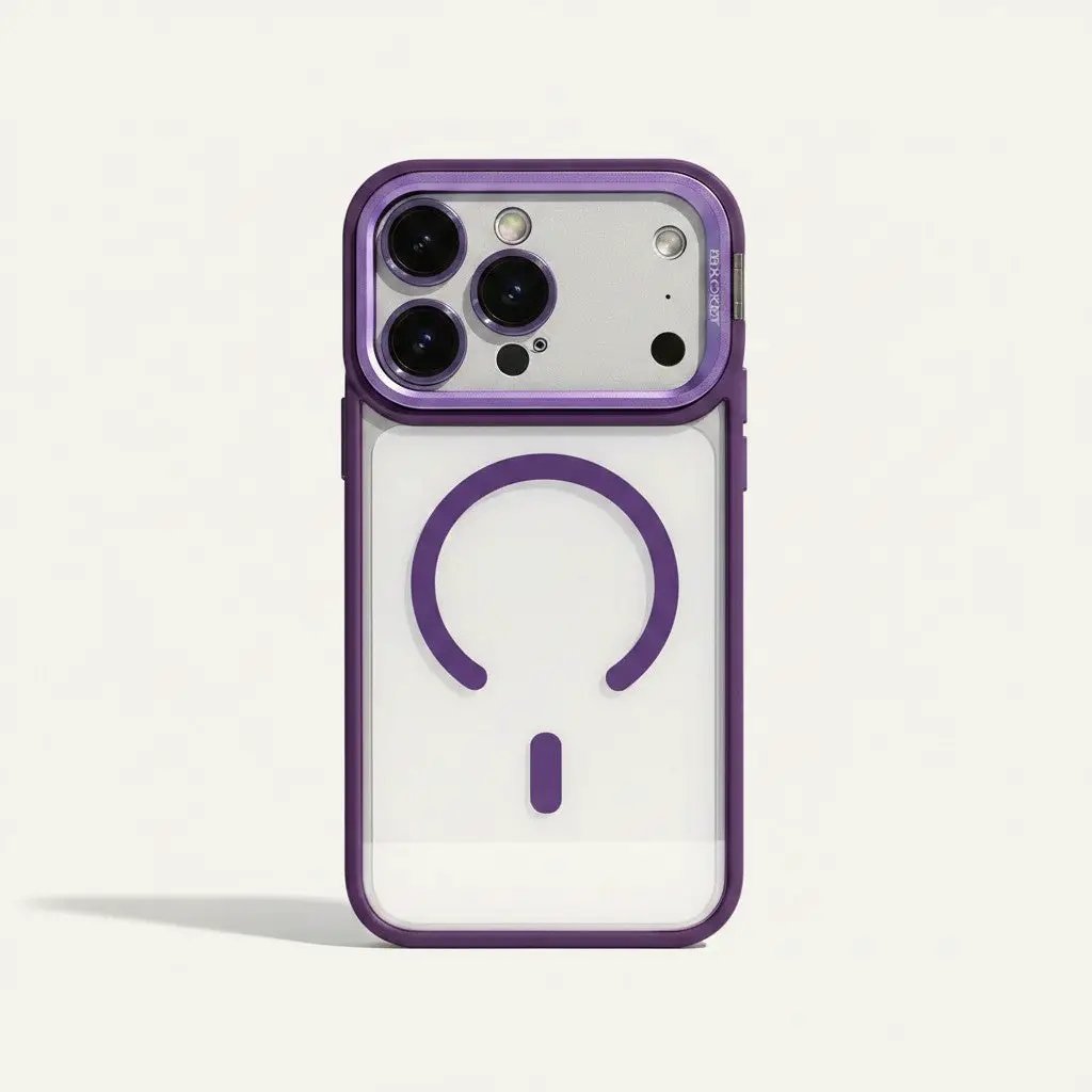 Apple iPhone - Case With Magnetic Lens Protector & Stand by Mobile Supplies Online