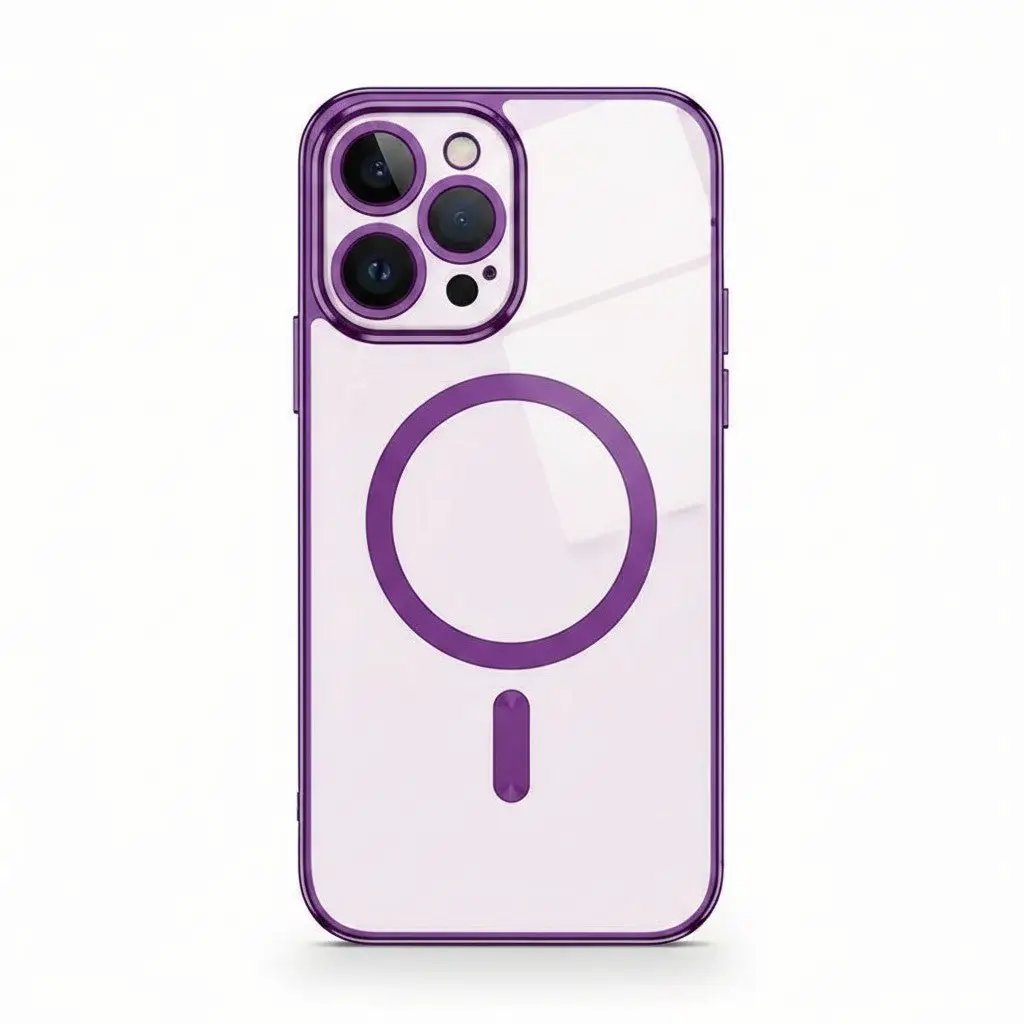 Apple iPhone - Semi-Transparent MagSafe Case with Lens Protection by Mobile Supplies Online