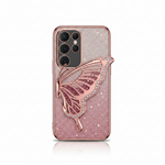 Samsung Galaxy - Glitter Plating Case with Butterfly Holder by Mobile Supplies Online