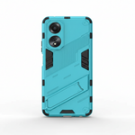 Mobile Supplies Online rugged light blue shockproof phone case with integrated kickstand and camera protection