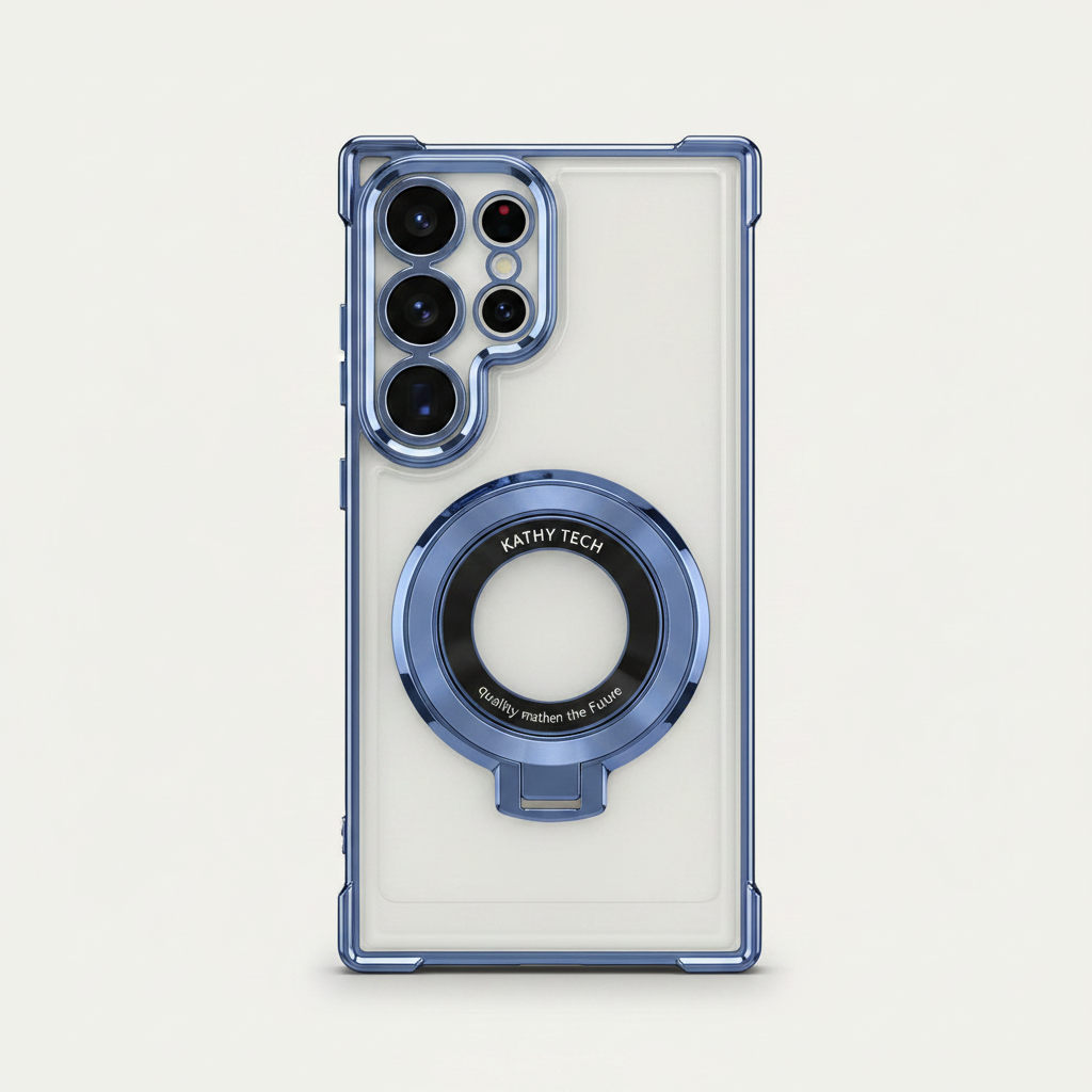 Samsung Galaxy - Magnetic Shockproof Case with Stand by Mobile Supplies Online