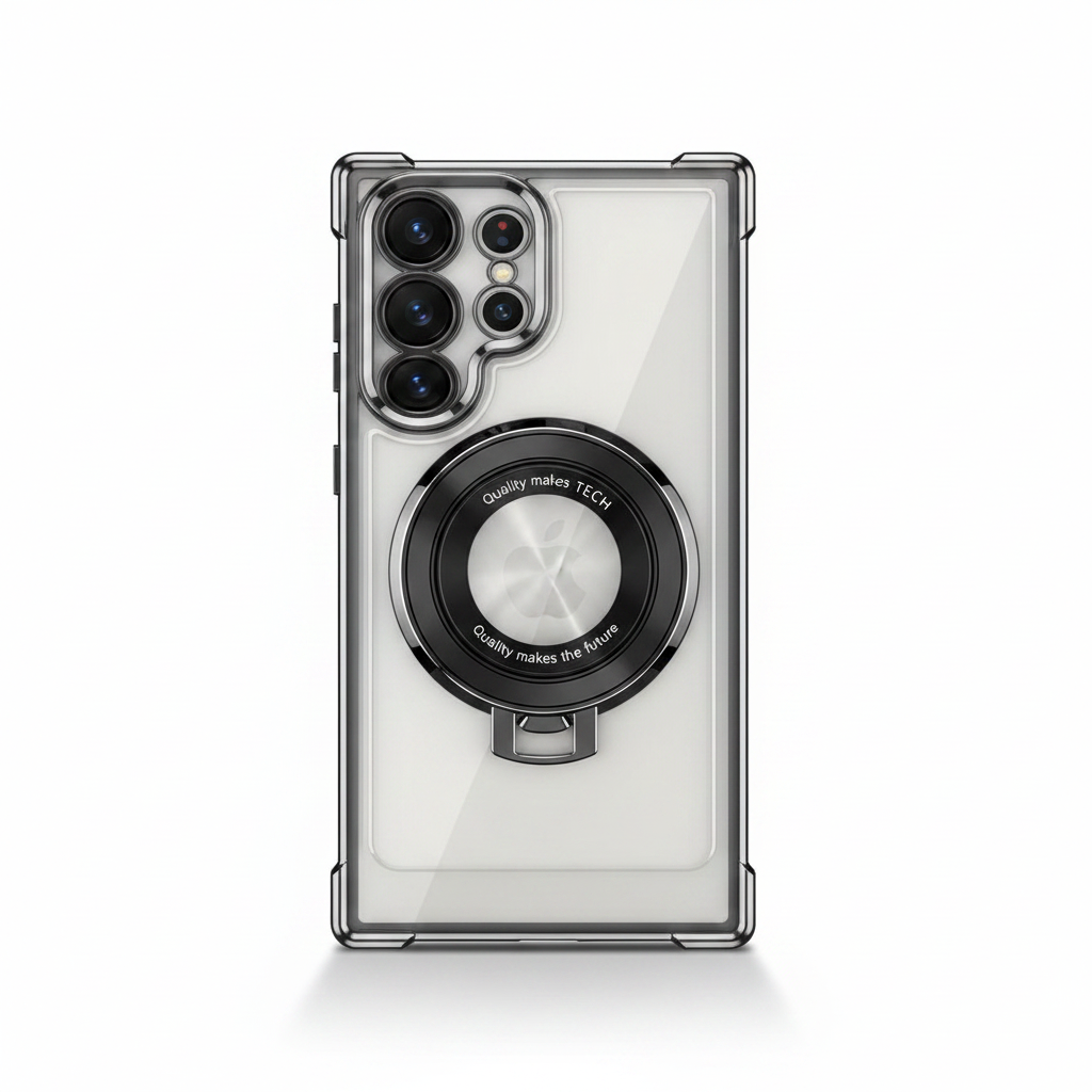 Samsung Galaxy - Magnetic Shockproof Case with Stand by Mobile Supplies Online
