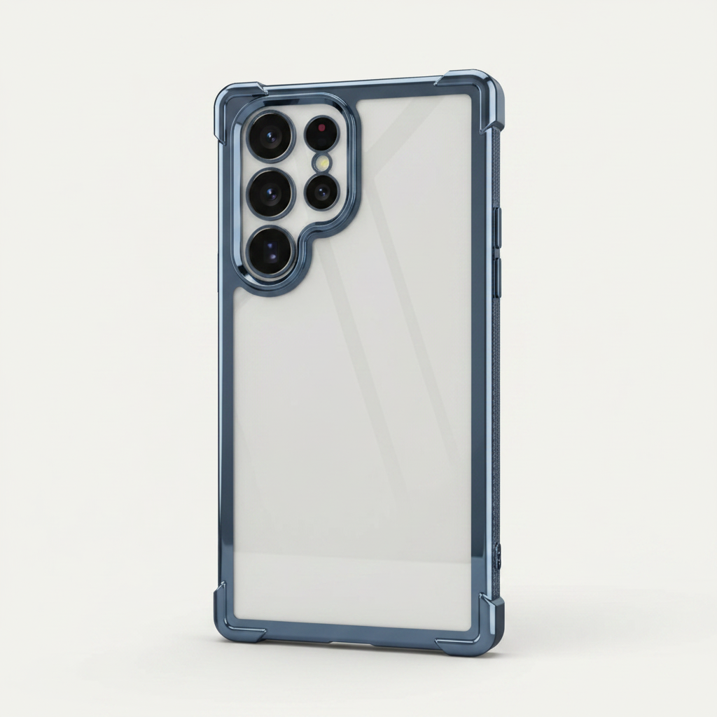 Samsung Galaxy - Transparent Shockproof Case by Mobile Supplies Online