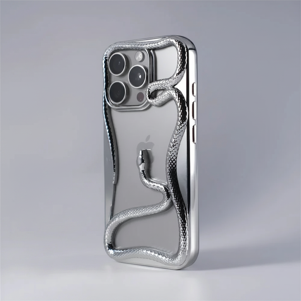 Apple iPhone - Matte 3D Hollow Snake Case by Mobile Supplies Online