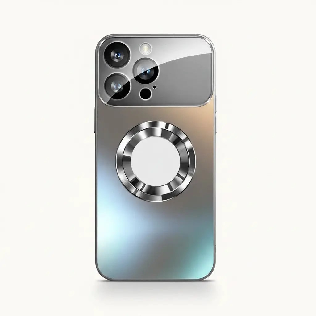Apple iPhone - Sleek Magnetic Titanium Finish Case by Mobile Supplies Online