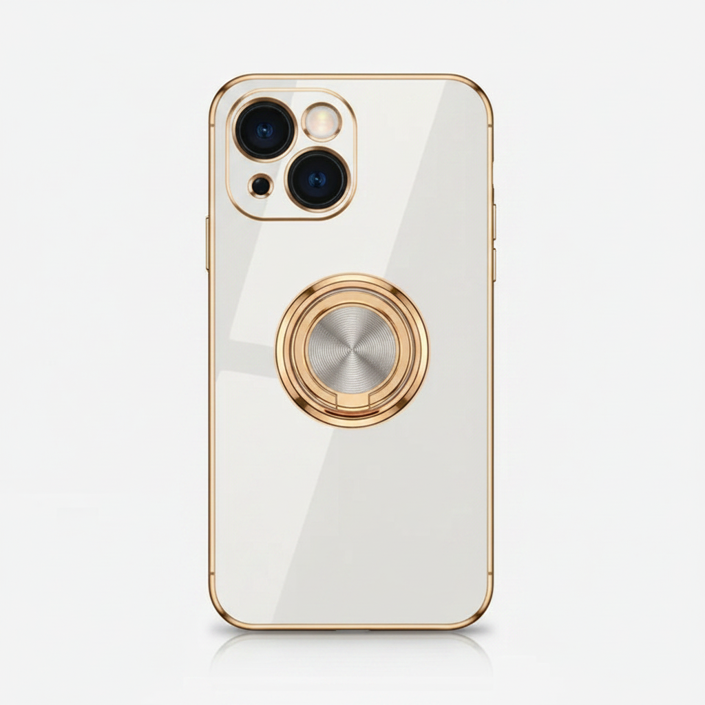 Apple iPhone - Luxury Case with Ring Stand by Mobile Supplies Online