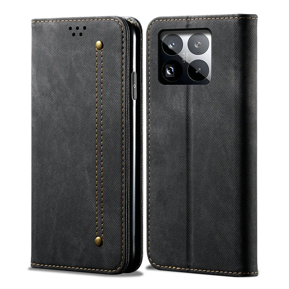 Motorola Edge - Luxury Vegan Leather Wallet Case