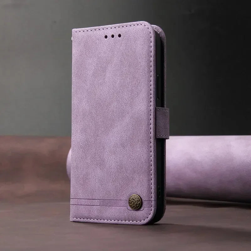 Motorola G - Leather Look Flip Wallet Case