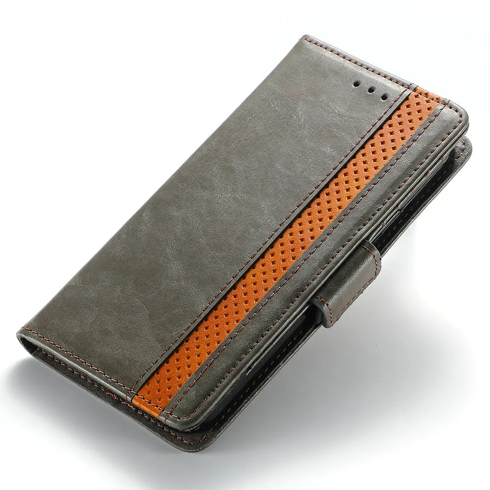 Motorola Moto - Leather Look Wallet Case