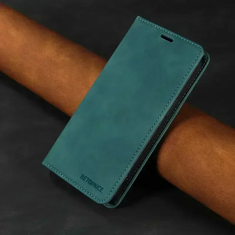 Motorola Moto - Luxury Vegan Leather Wallet Case