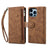 OnePlus - Leather Look Zipper Wallet Case with Crossbody Strap