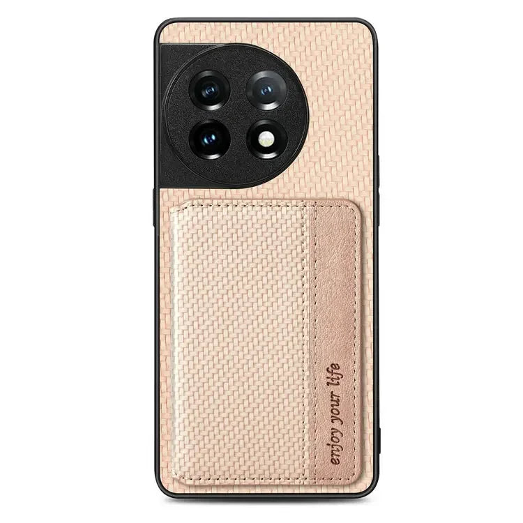 OnePlus - Wallet Leather Look Case with Card Holder