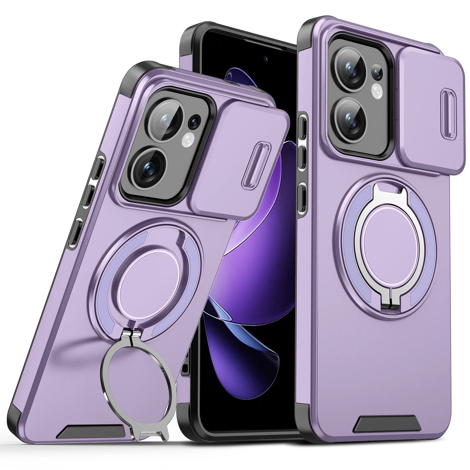 OPPO - Armor Shockproof MagSage Case with Stand
