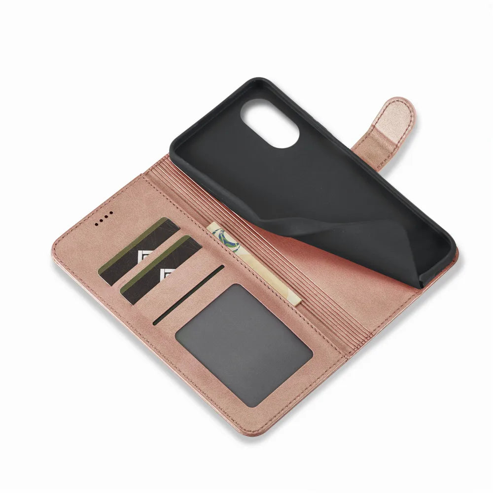 OPPO - Leather Wallet Case with Card Slots