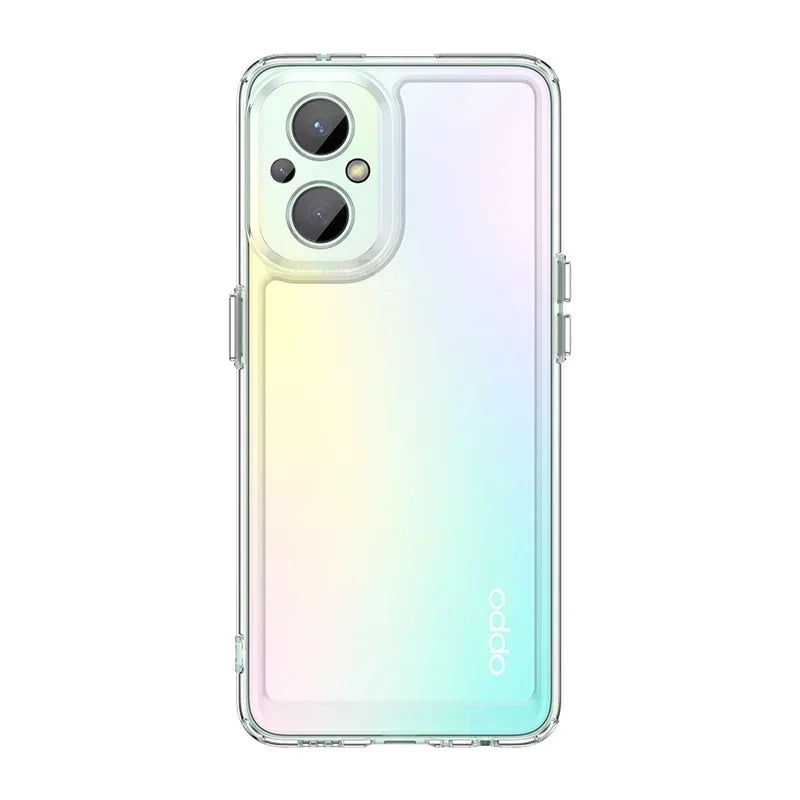 OPPO - Pearlescent Silicone Semi Transparent Case