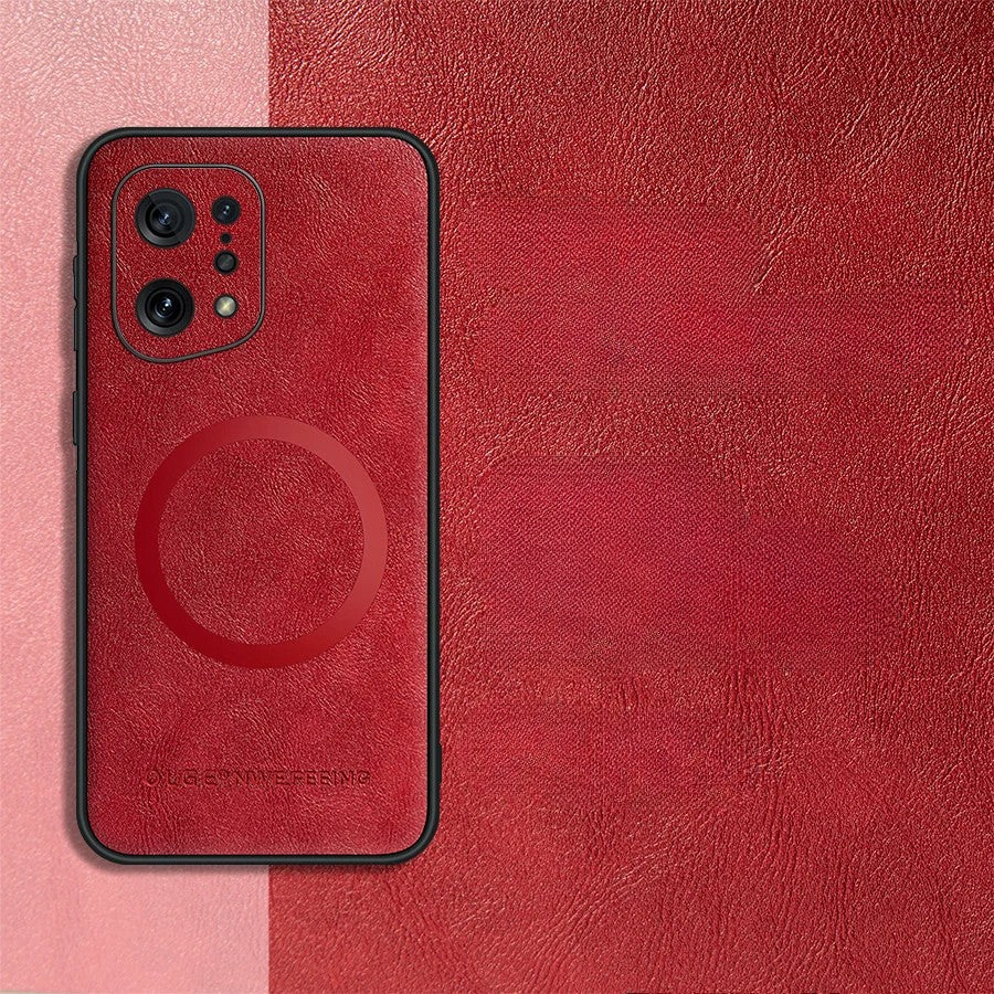 OPPO - Premium Leather Look Case