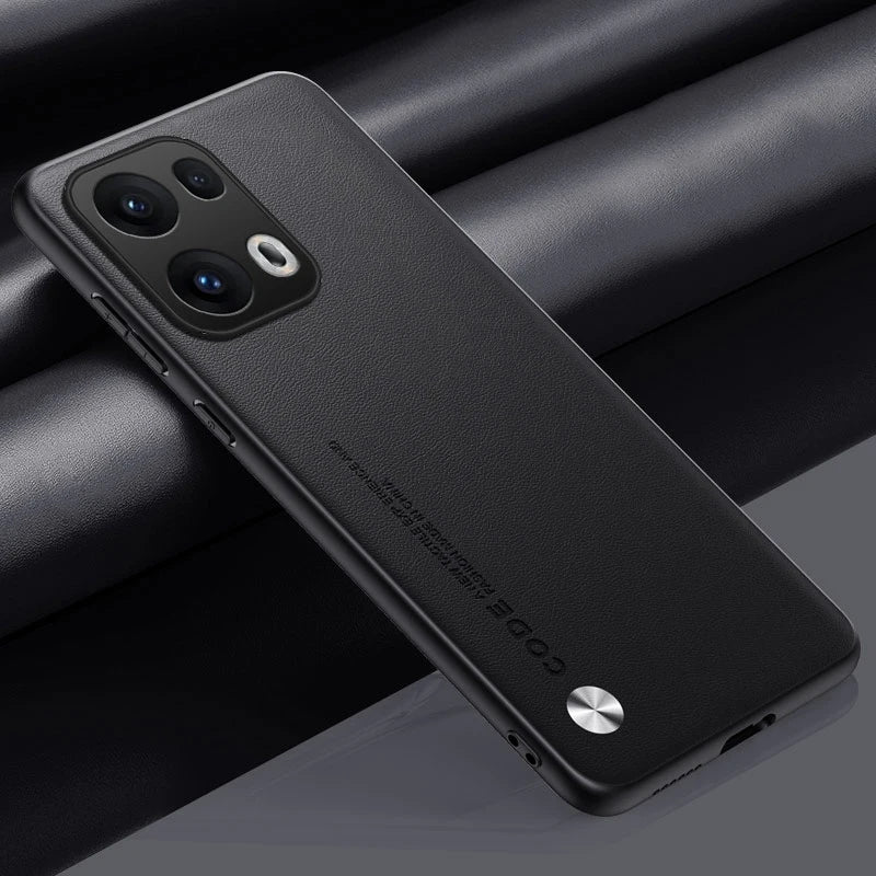 OPPO - Stylish Leather Look Case