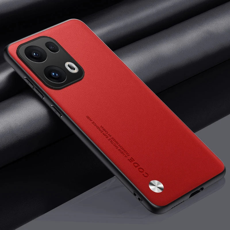 OPPO - Stylish Leather Look Case