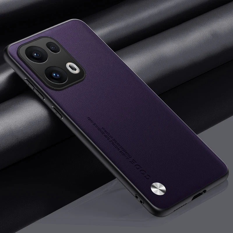 OPPO - Stylish Leather Look Case