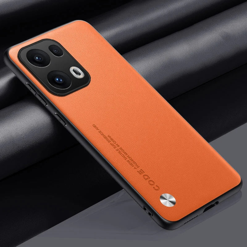 OPPO - Stylish Leather Look Case