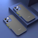 OPPO - Translucent Matte Shockproof Case with Logo