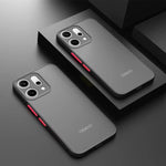 OPPO - Translucent Matte Shockproof Case with Logo