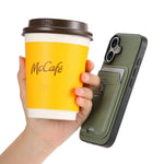 OPPO - Leather Look 2in1 Magnetic Card Holder Case with Stand