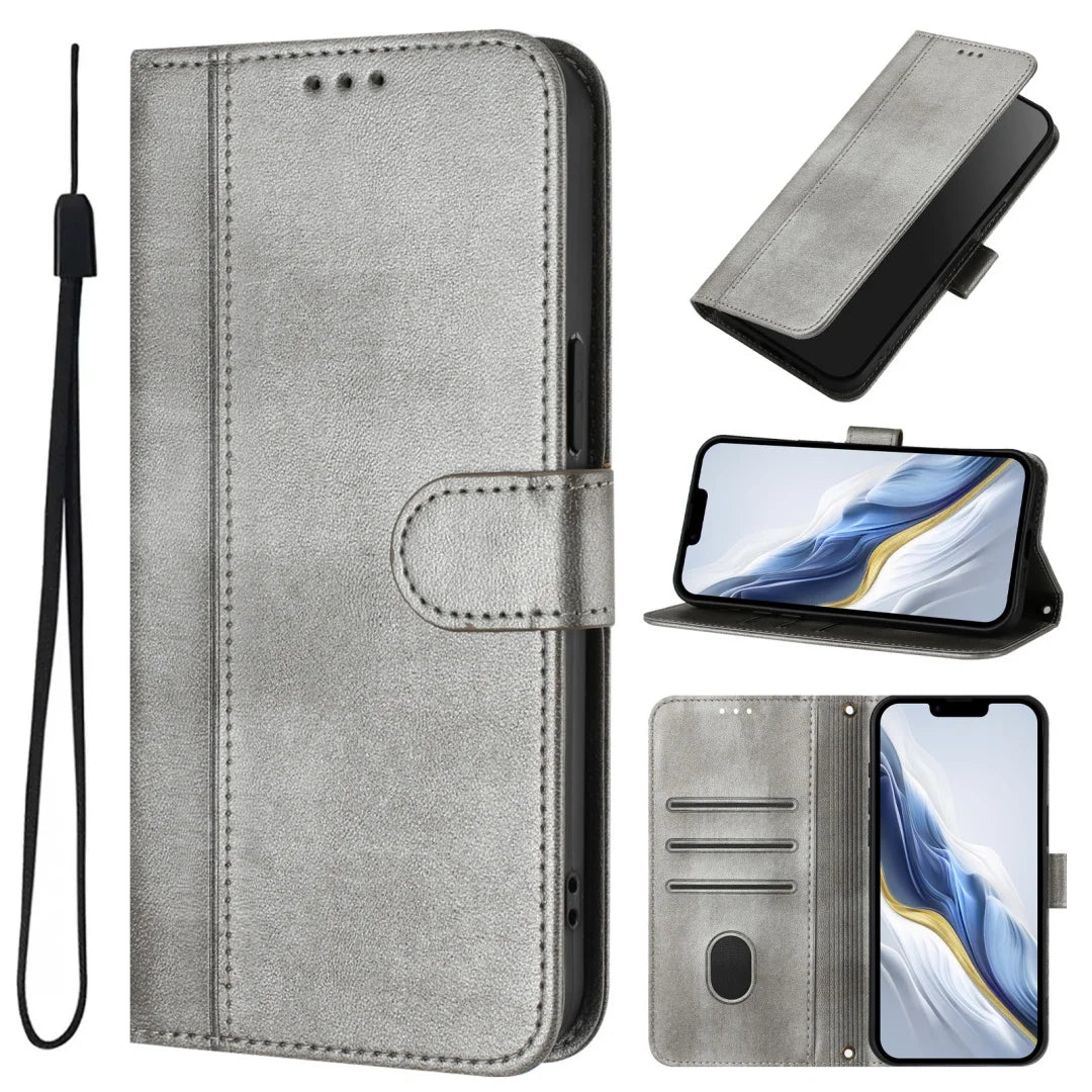 OPPO - Vintage Wallet Flip Leather Look Case