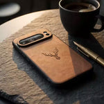 Google Pixel Retro Leather Look Matte Phone Case