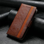 Realme - Leather Look Flip Case