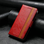 Realme - Leather Look Flip Case