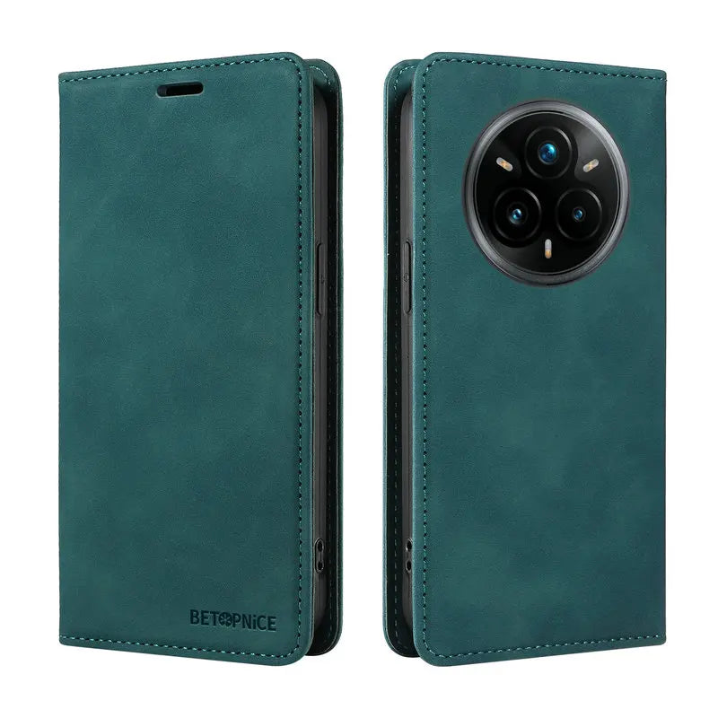 Realme - Leather Look Flip Case with Card Holder