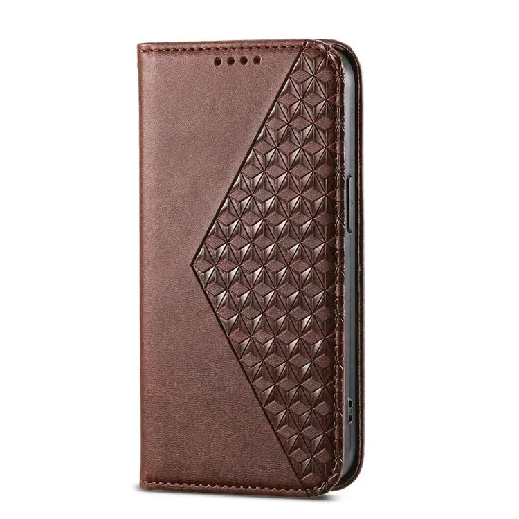 Realme - Leather Look Flip Wallet Case
