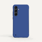 Samsung Galaxy - Borderless Candy Matte Color Hard Case in blue with a smooth matte finish and precise camera cutouts