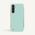 Samsung Galaxy - Borderless Candy Matte Color Hard Case in mint green with a smooth matte finish and open camera cutouts