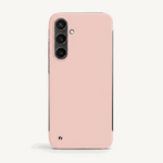 Samsung Galaxy - Borderless Candy Matte Color Hard Case in pale pink matte finish with a slim shell and precise camera cutouts