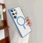 Samsung Galaxy - Clear Acrylic Magnetic Case with Lens Protection