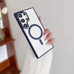Samsung Galaxy - Clear Acrylic Magnetic Case with Lens Protection