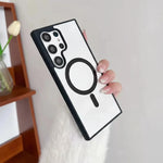 Samsung Galaxy - Clear Acrylic Magnetic Case with Lens Protection