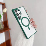 Samsung Galaxy - Clear Acrylic Magnetic Case with Lens Protection