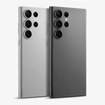 Samsung Galaxy - Contemporary case in translucent gray, with a slim matte finish and precise camera cutouts