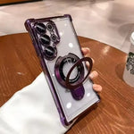 Samsung Galaxy - Crystal Clear MagSafe Case with Kickstand