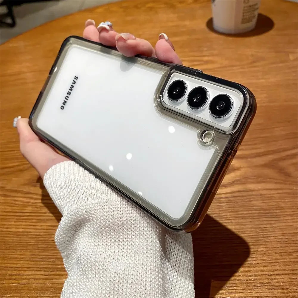 Samsung Galaxy - Crystal Clear Shockproof Case
