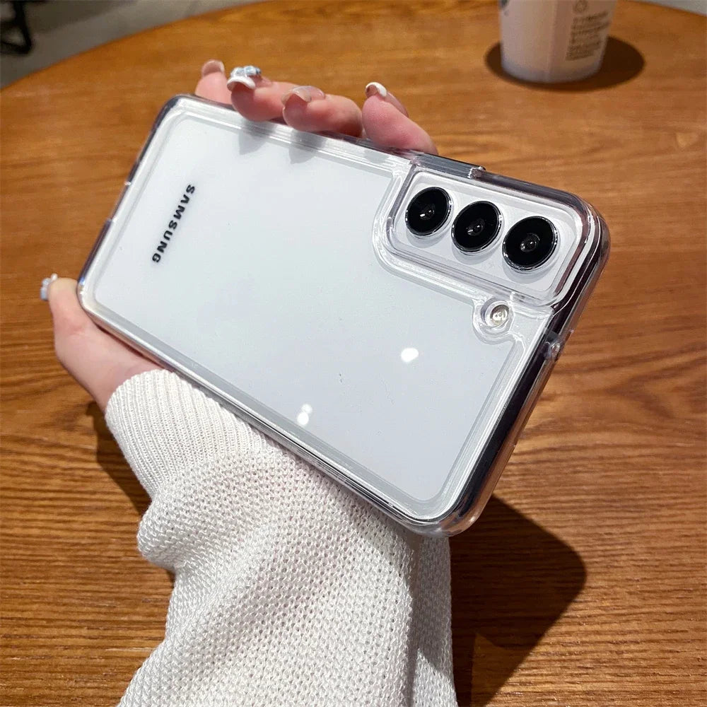 Samsung Galaxy - Crystal Clear Shockproof Case