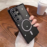 Samsung Galaxy - Diamond Glitter Clear MagSafe Case