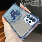 Samsung Galaxy - Glitter Butterfly Case