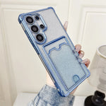 Samsung Galaxy - Glitter Case with Card Holder
