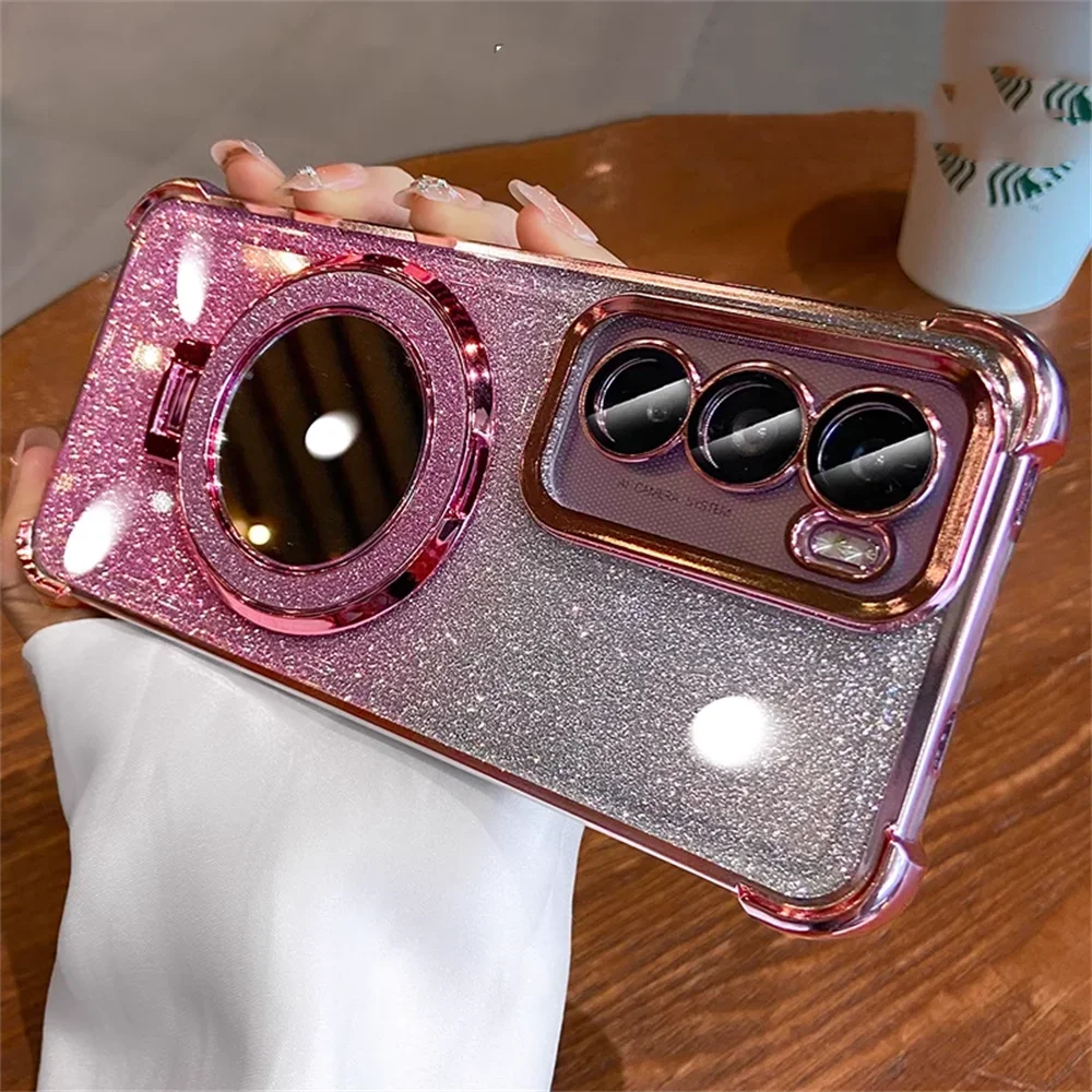Samsung Galaxy - Glitter Mirror Case with Stand
