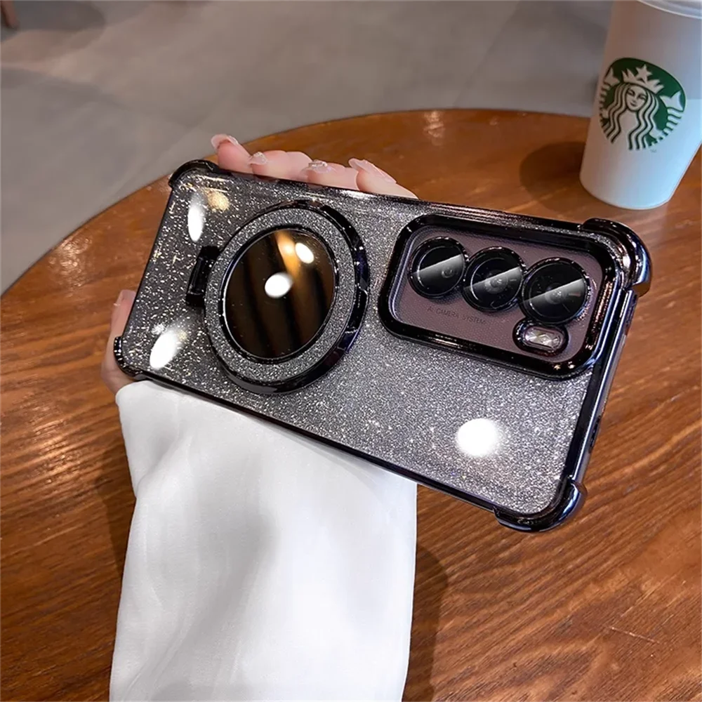 Samsung Galaxy - Glitter Mirror Case with Stand